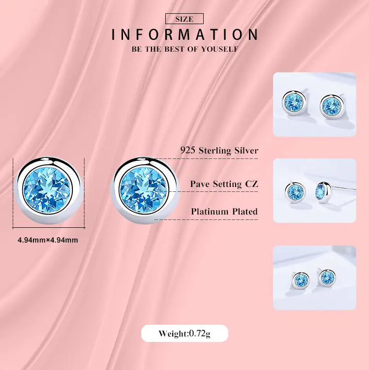 Pendientes Celestial Blue