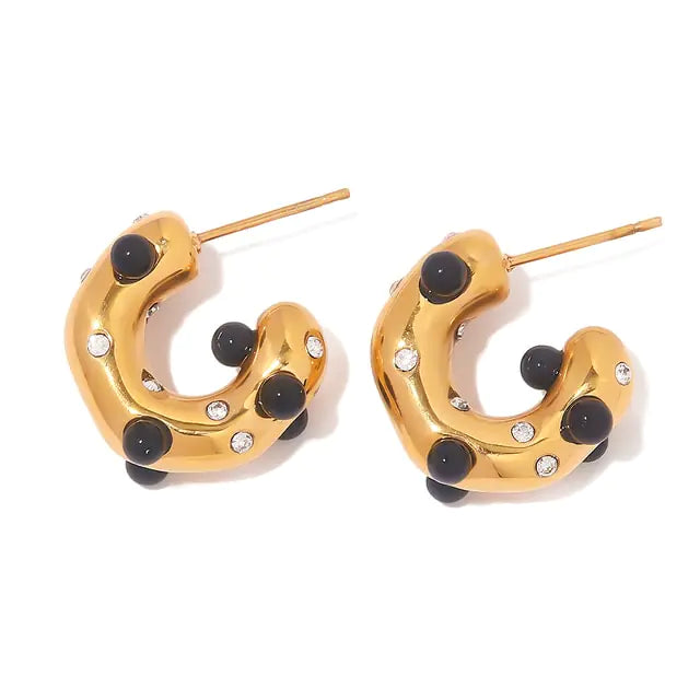 Pendientes Elegancia Hammer Zircon