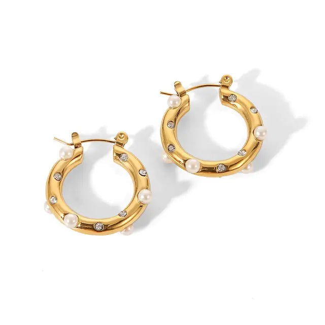 Pendientes Elegancia Hammer Zircon