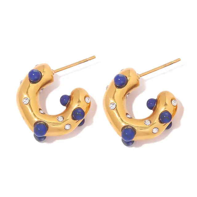 Pendientes Elegancia Hammer Zircon